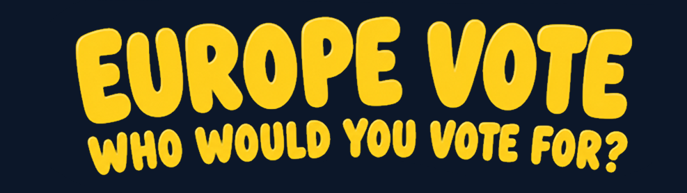 Europe Parties Map Banner
